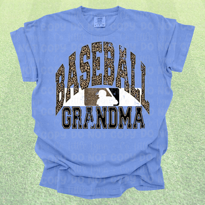 Leopard Baseball Grandma