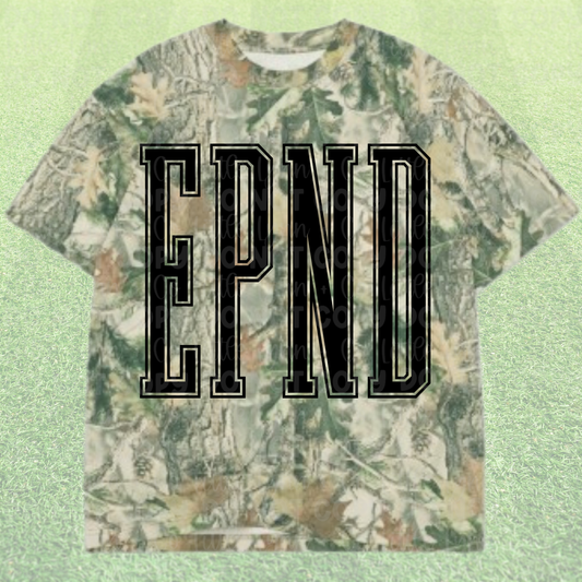 CENTERVILLE Camo Varsity Tee