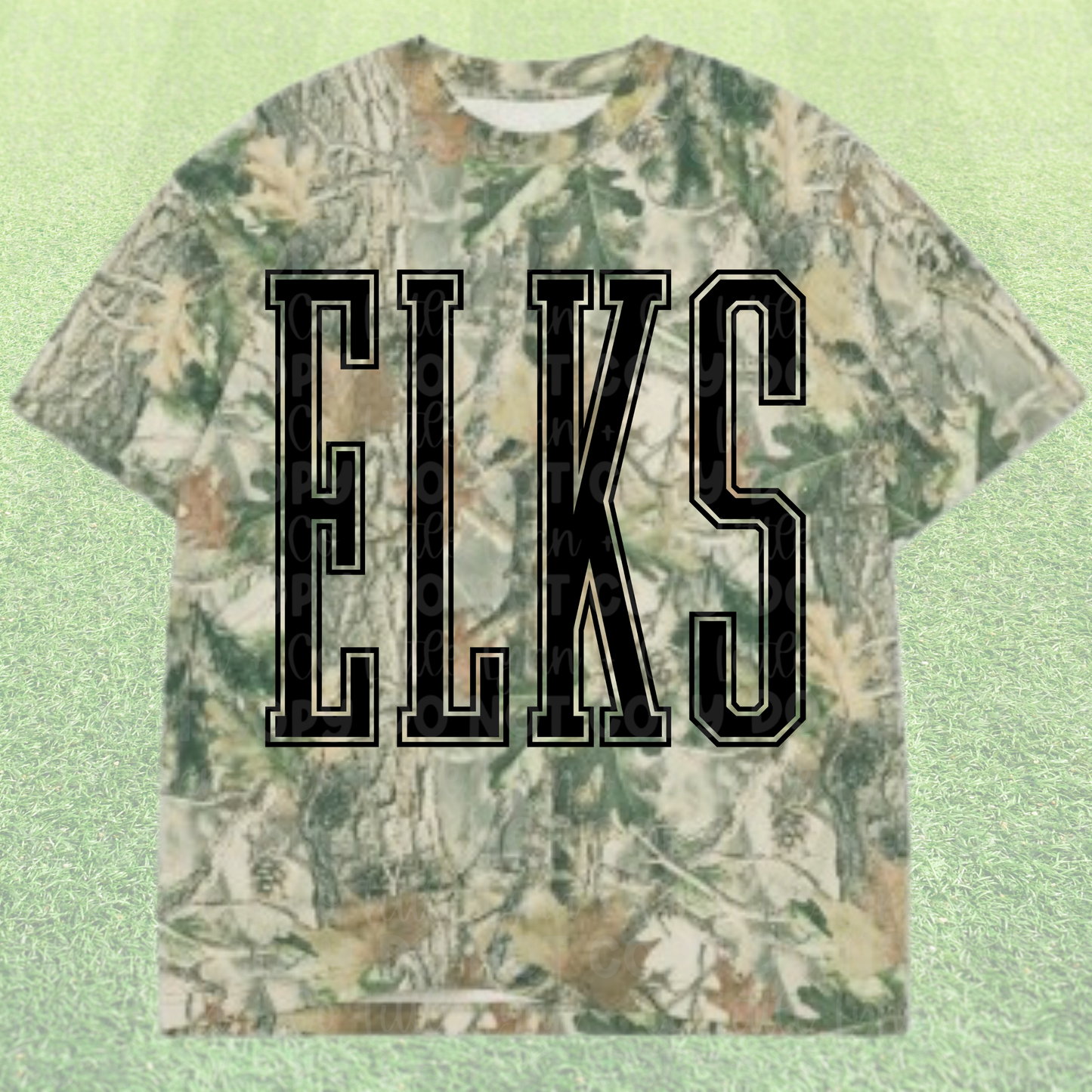 CENTERVILLE Camo Varsity Tee