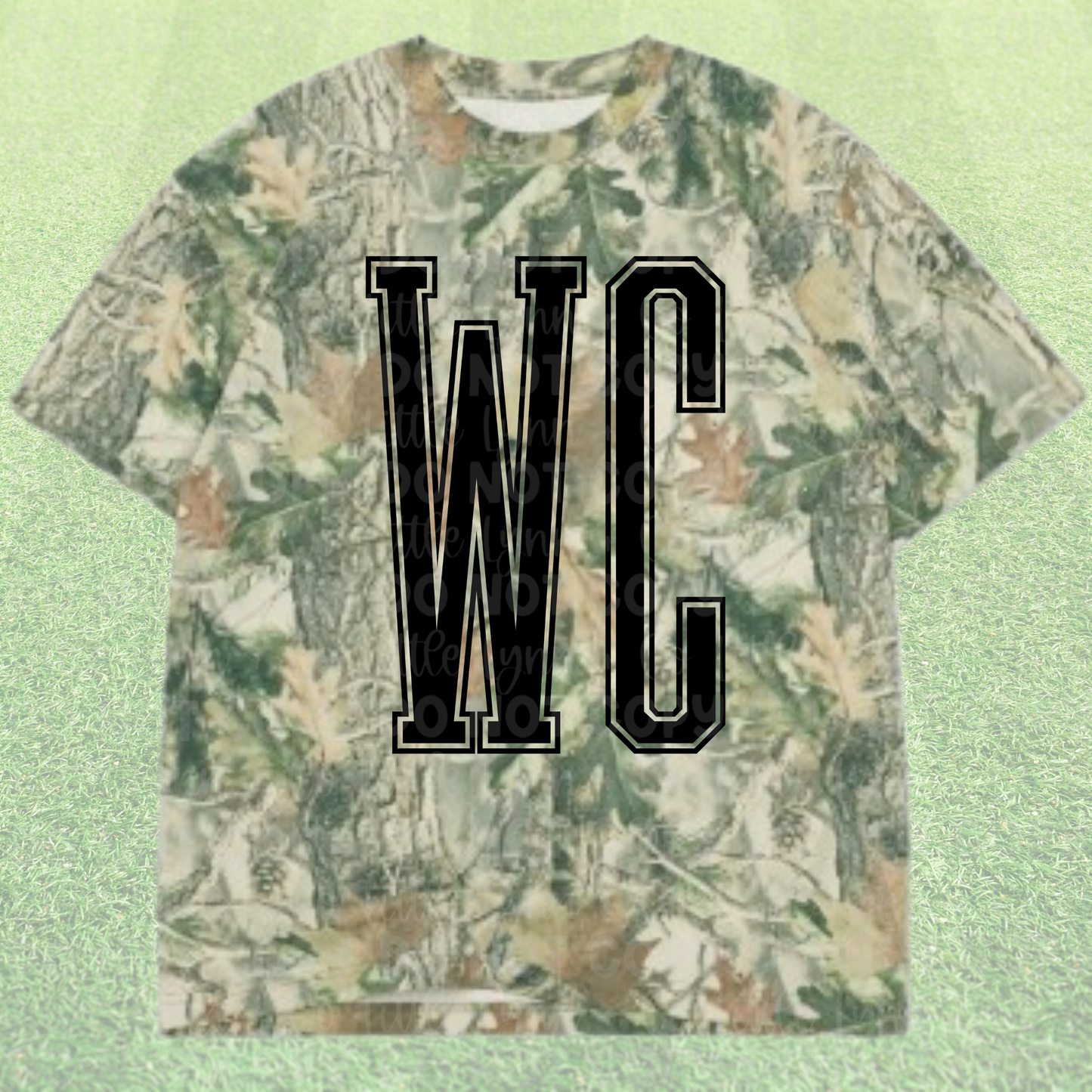 WEST CARROLLTON Camo Varsity Tee