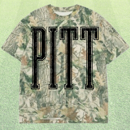 PITTSBURGH Camo Varsity Tee