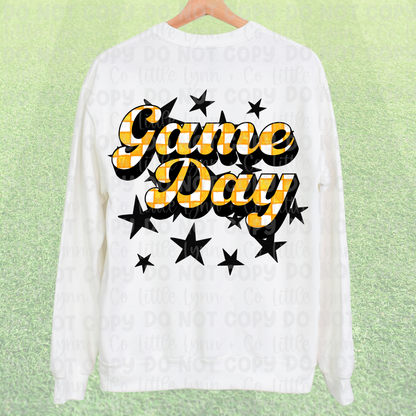 GameDay Checkered Stars Yellow