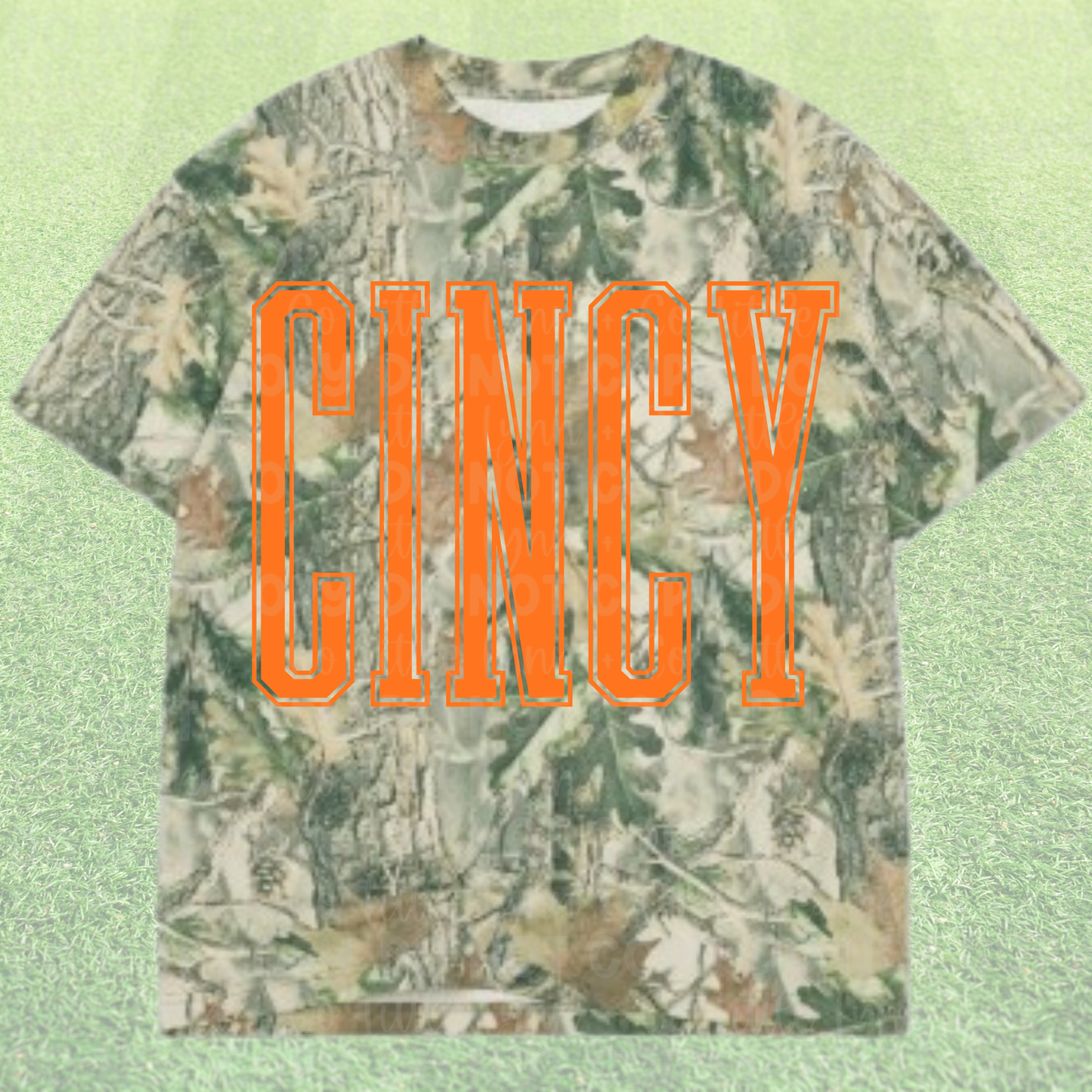 CINCY Camo Varsity Tee