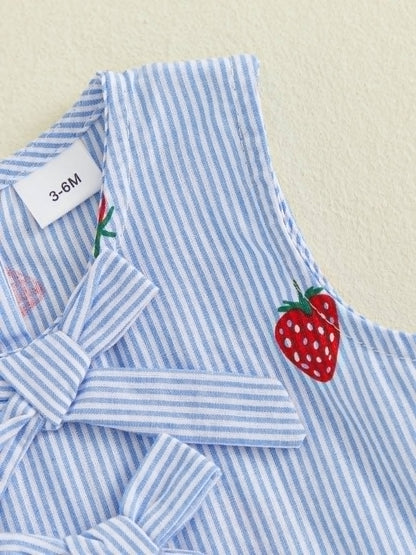 PREORDER - Strawberries + Bows Set