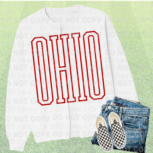 OHIO Split Crewneck Cardigan