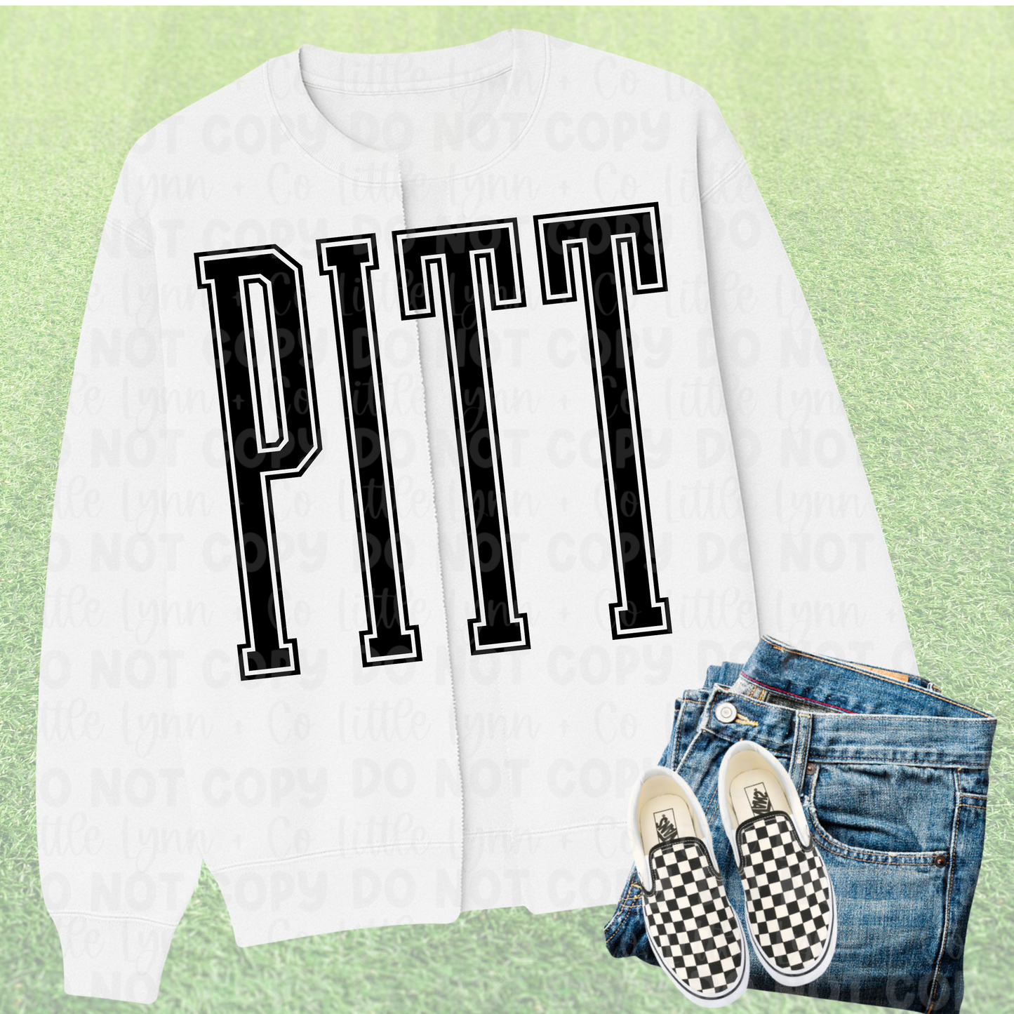 PITTSBURGH Split Crewneck Cardigan
