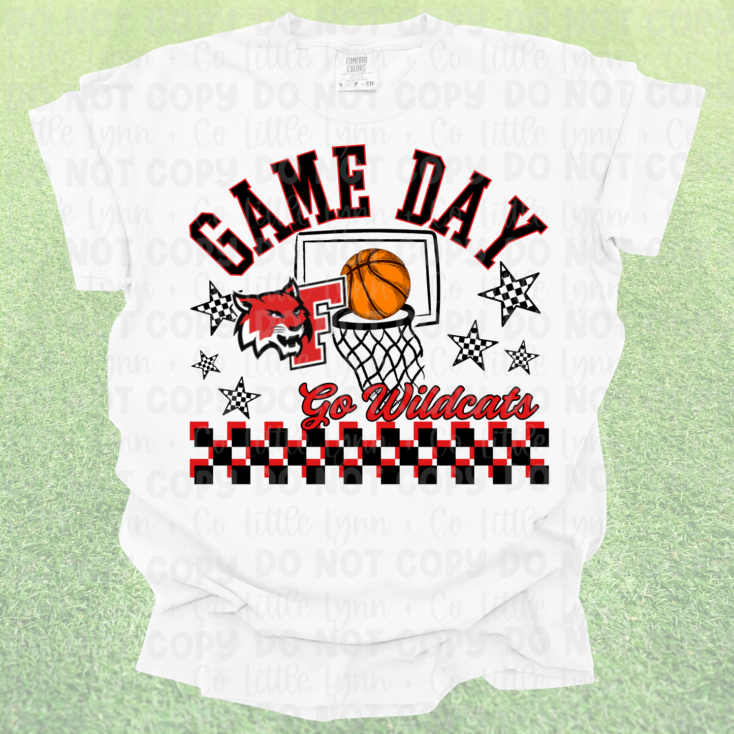 Game Day Wildcats Basketball Tee