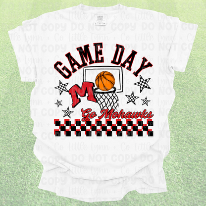 Game Day Mohawks Basketball Tee