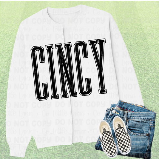 CINCINNATI Split Crewneck Cardigan