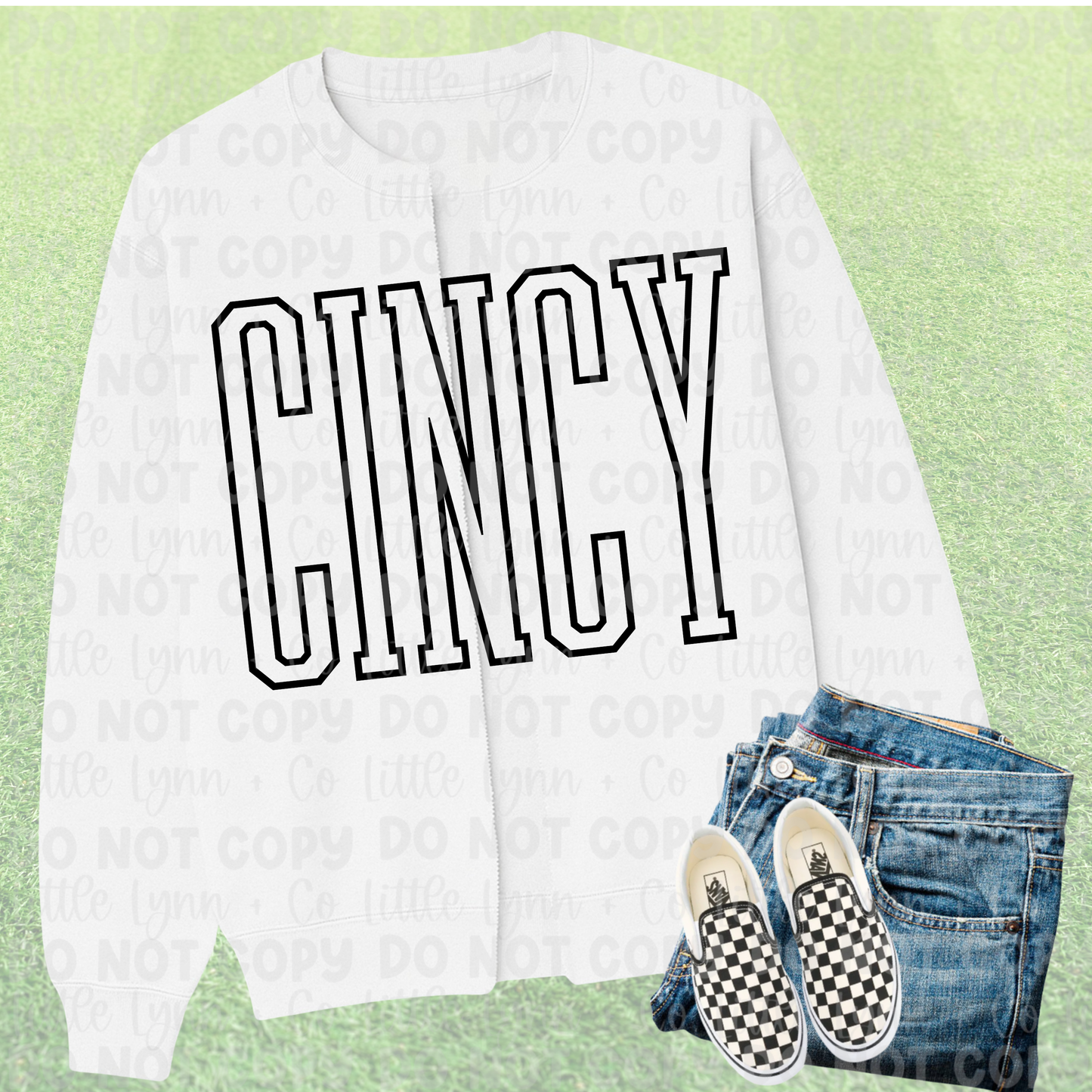 CINCINNATI Split Crewneck Cardigan