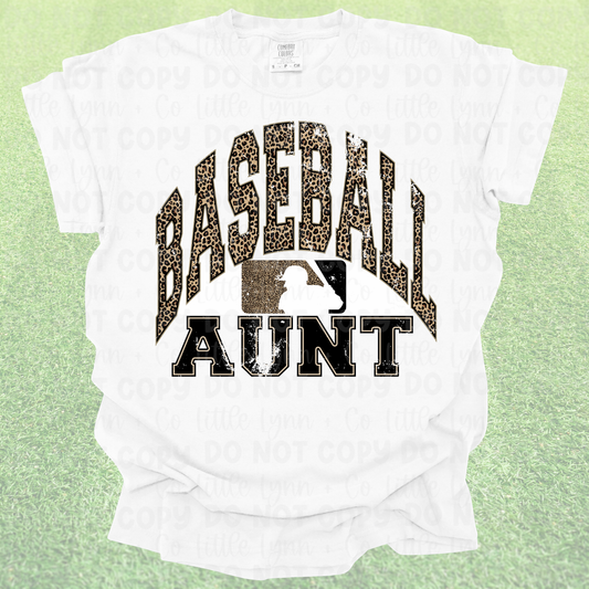 Leopard Baseball Aunt
