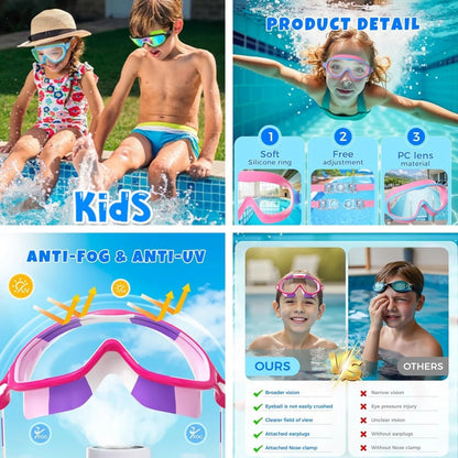 PREORDER - Bright Wave Swim Goggles