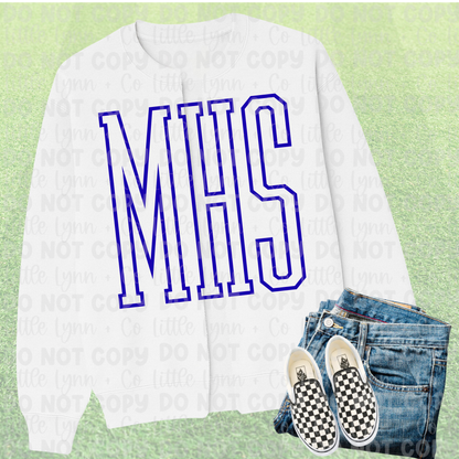 MHS Split Crewneck Cardigan