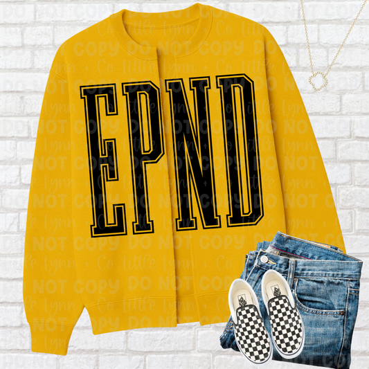 EPND Split Crewneck Cardigan Yellow