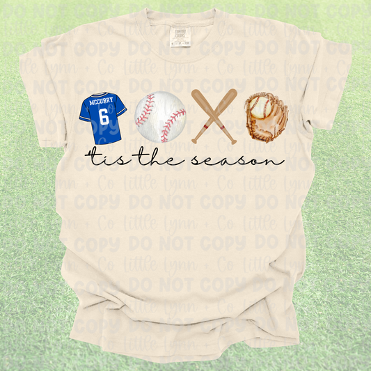 ’Tis the Season Custom Baseball Tee