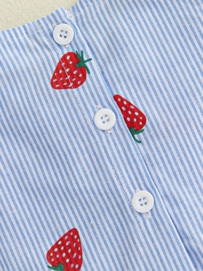 PREORDER - Strawberries + Bows Set