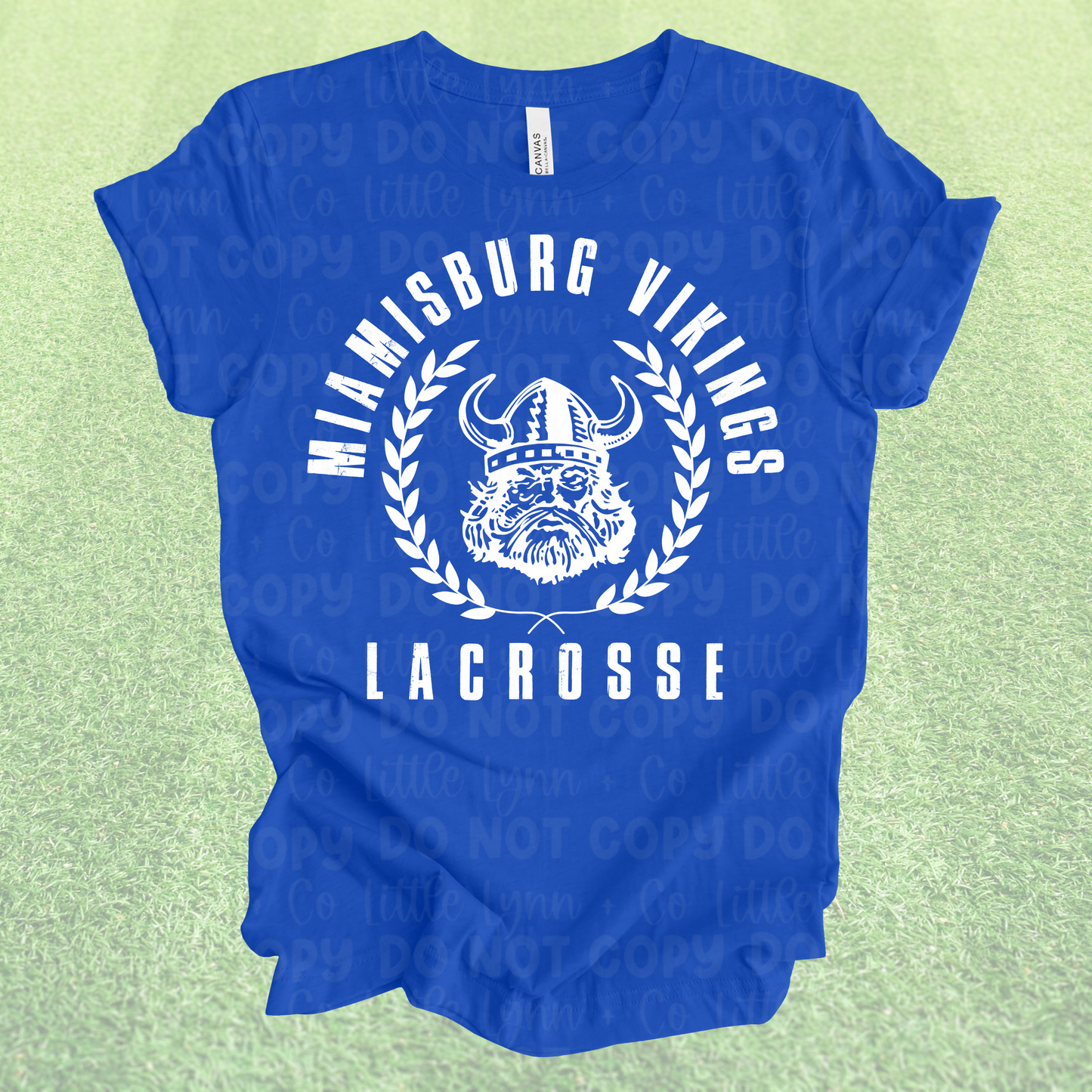White Vikings Lacrosse Crest