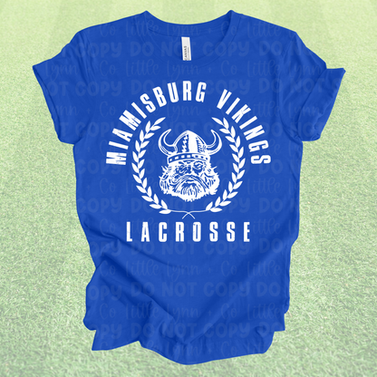 White Vikings Lacrosse Crest